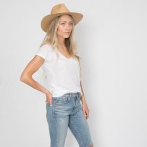 San Sebastian straw fedora by Lovely Bird.